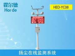 揚塵在線監測系統，可自動監測揚塵排放數據